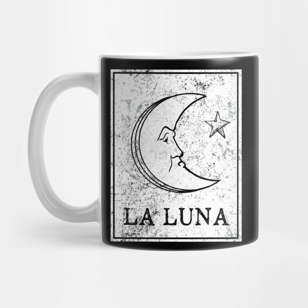 La Luna Loteria Mexican Tarot Card by ballhard